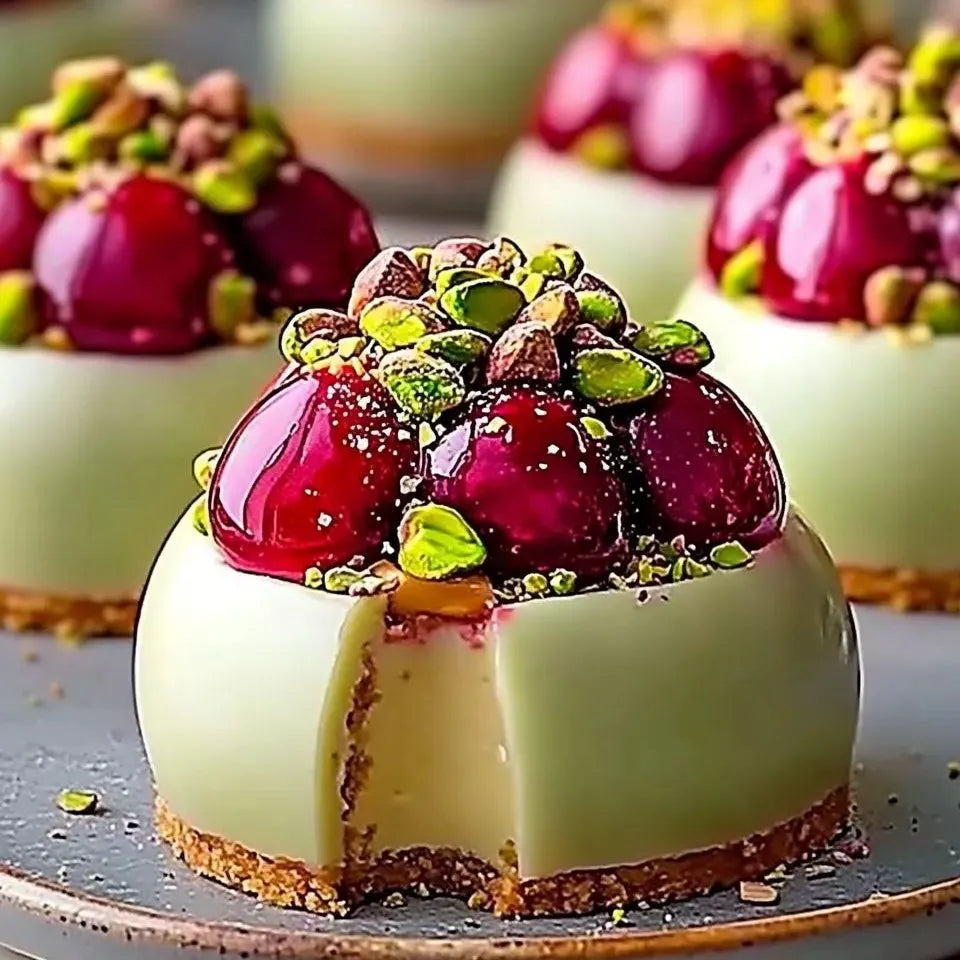 Cheese cake domes