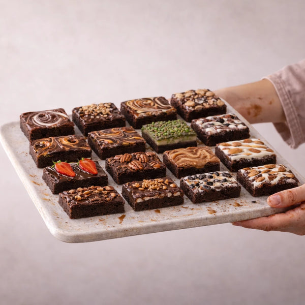 home-baked brownies made by home-baking women in Morocco - Artisana Hub